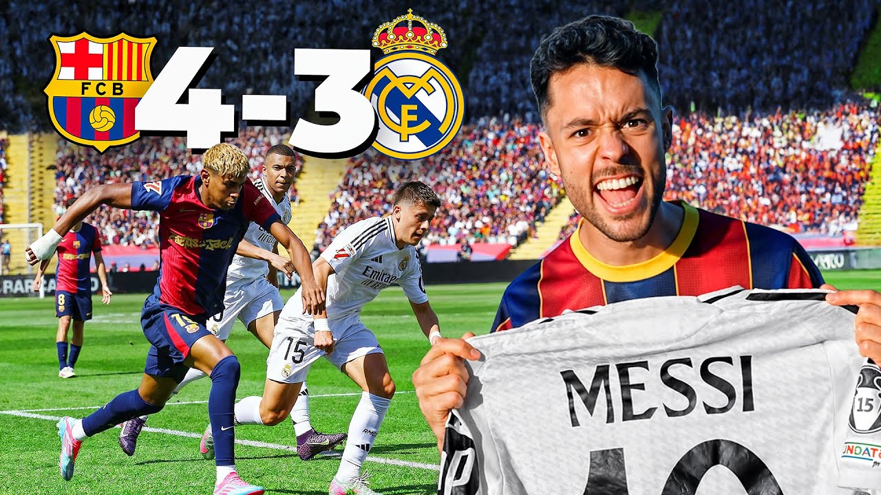 Voy Al Clásico con la Camiseta de Messi del Madrid – TheGrefg