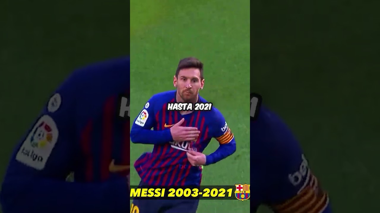 Messi Pisó la Camiseta del Barcelona 🫣
