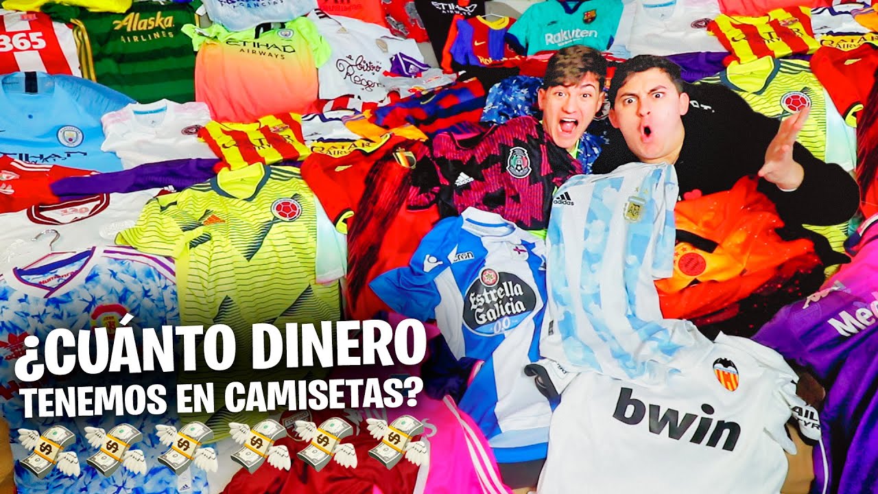 Cuánto dinero tengo en camisetas de fútbol? *Mucho más de lo de Pensaba …*