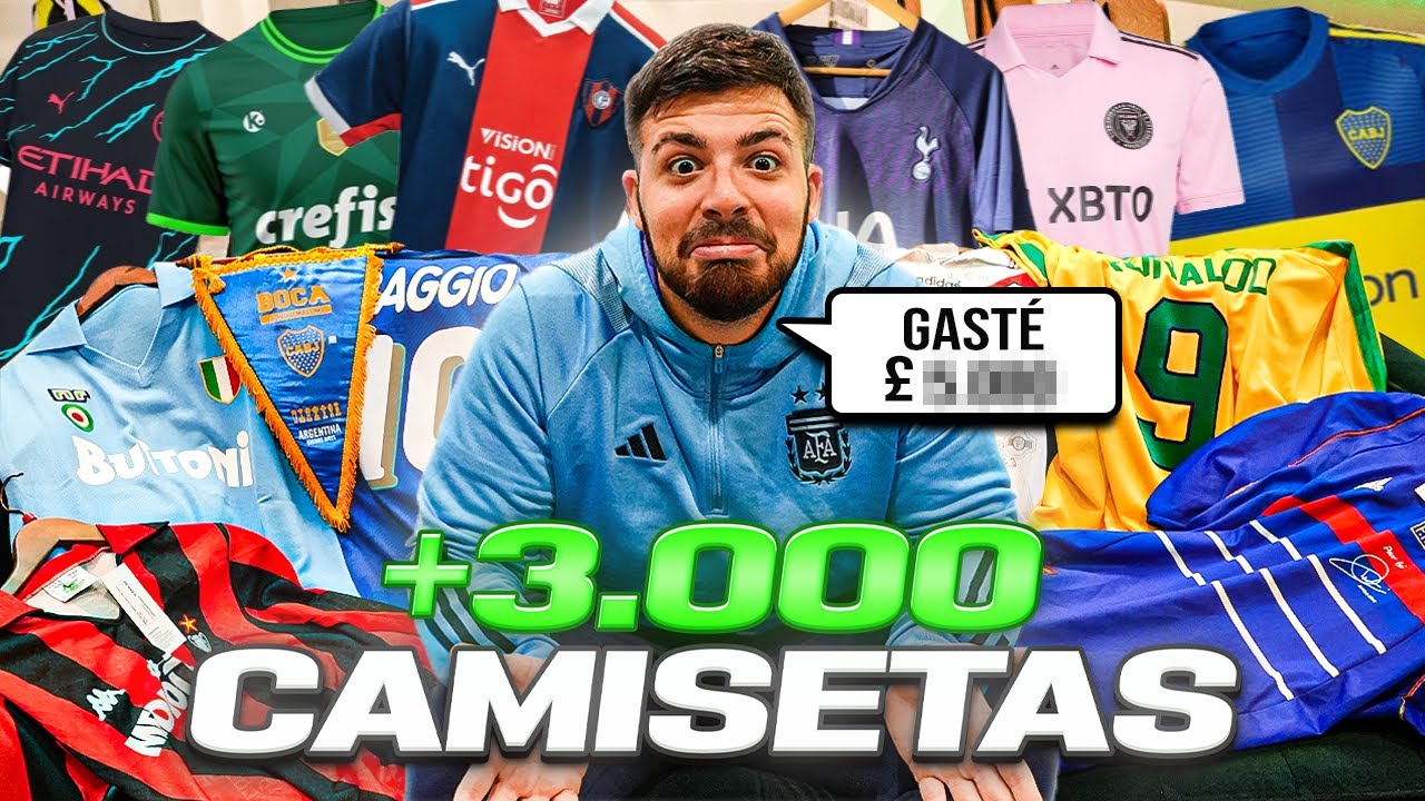 Así es la Tienda de Camisetas Más Grande Europa! (Firmadas y usadas por Jugadores) Vlog Épico!