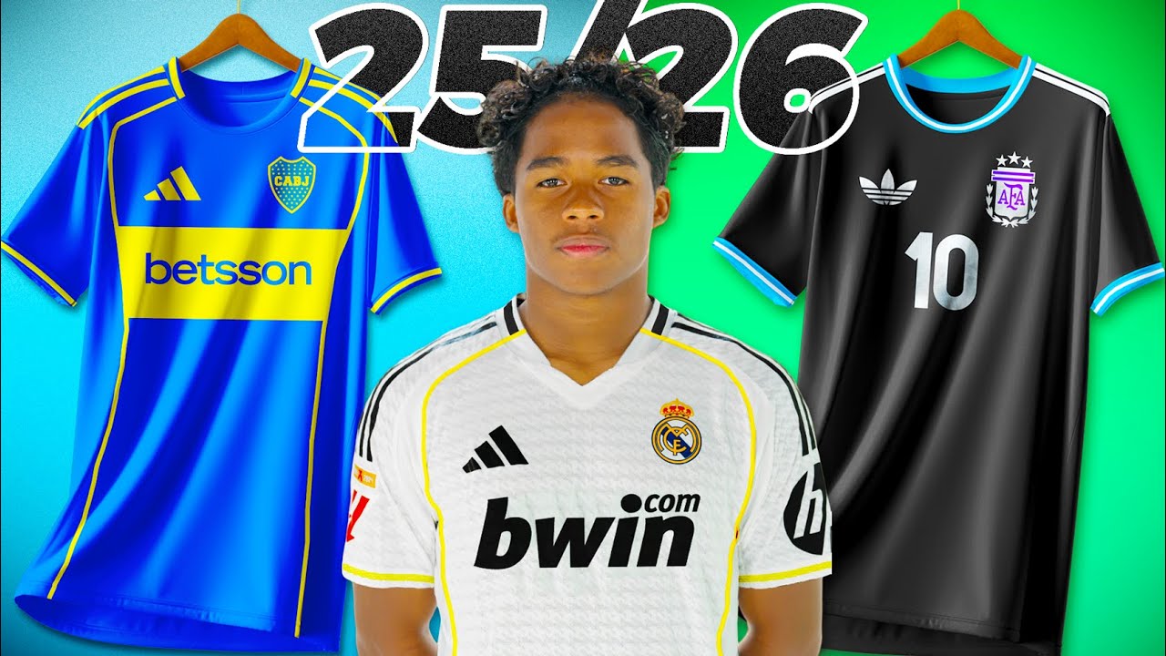 Nuevas Camisetas 2025/26 | Real Madrid, Manchester City, Argentina y Más