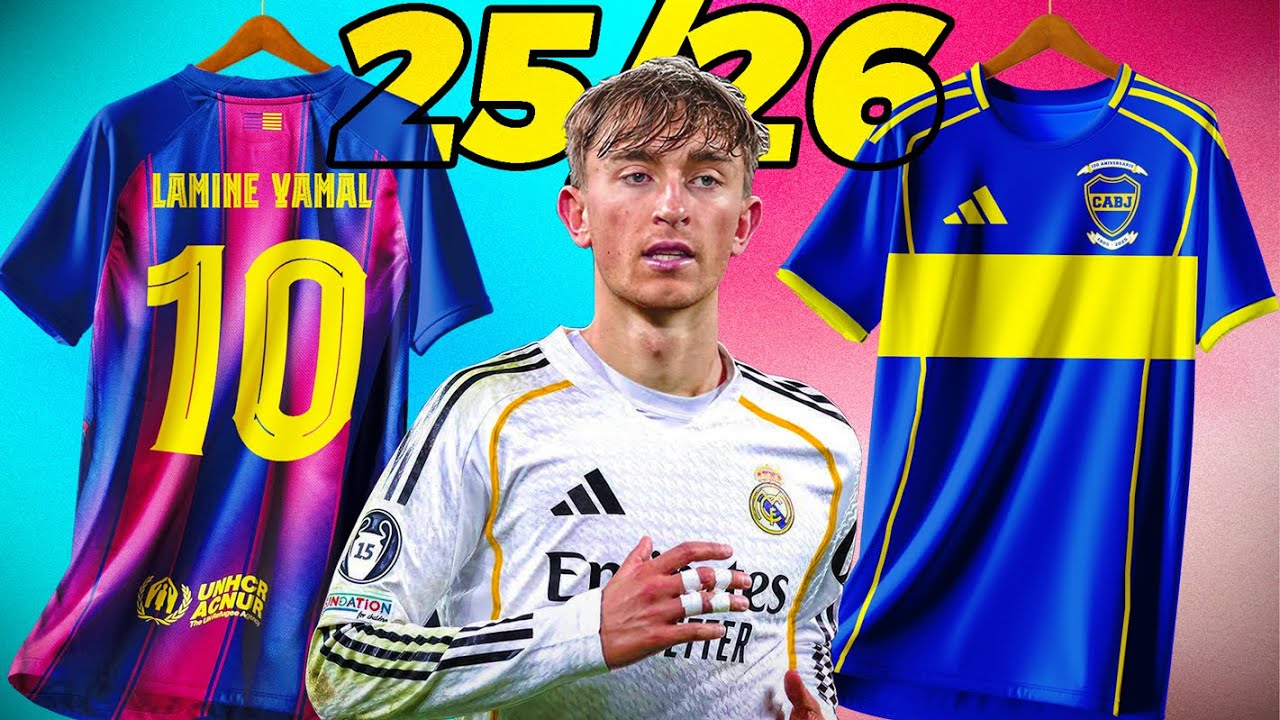Nuevas Camisetas 2025/26 | Barcelona, ​​Boca, Real Madrid y Más