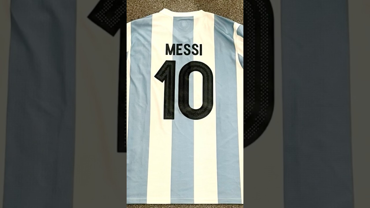 Argentina 50 aniversario Messi 10 camisa