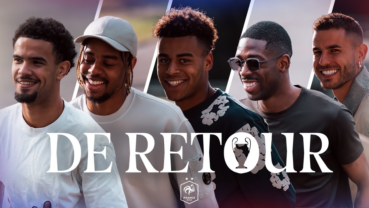 Avec les CHAMPIONS D’EUROPE à Clairefontaine