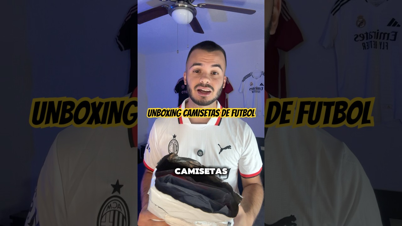 Unboxing camisetas de futbol⚽️ #unboxingvideo #kitmm #judebellingham #camisetasdefutbol