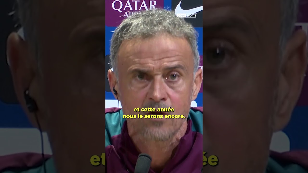 😮 Luis Enrique avait annoncé en octobre que le PSG allait tout gagner cette saison ! #shorts