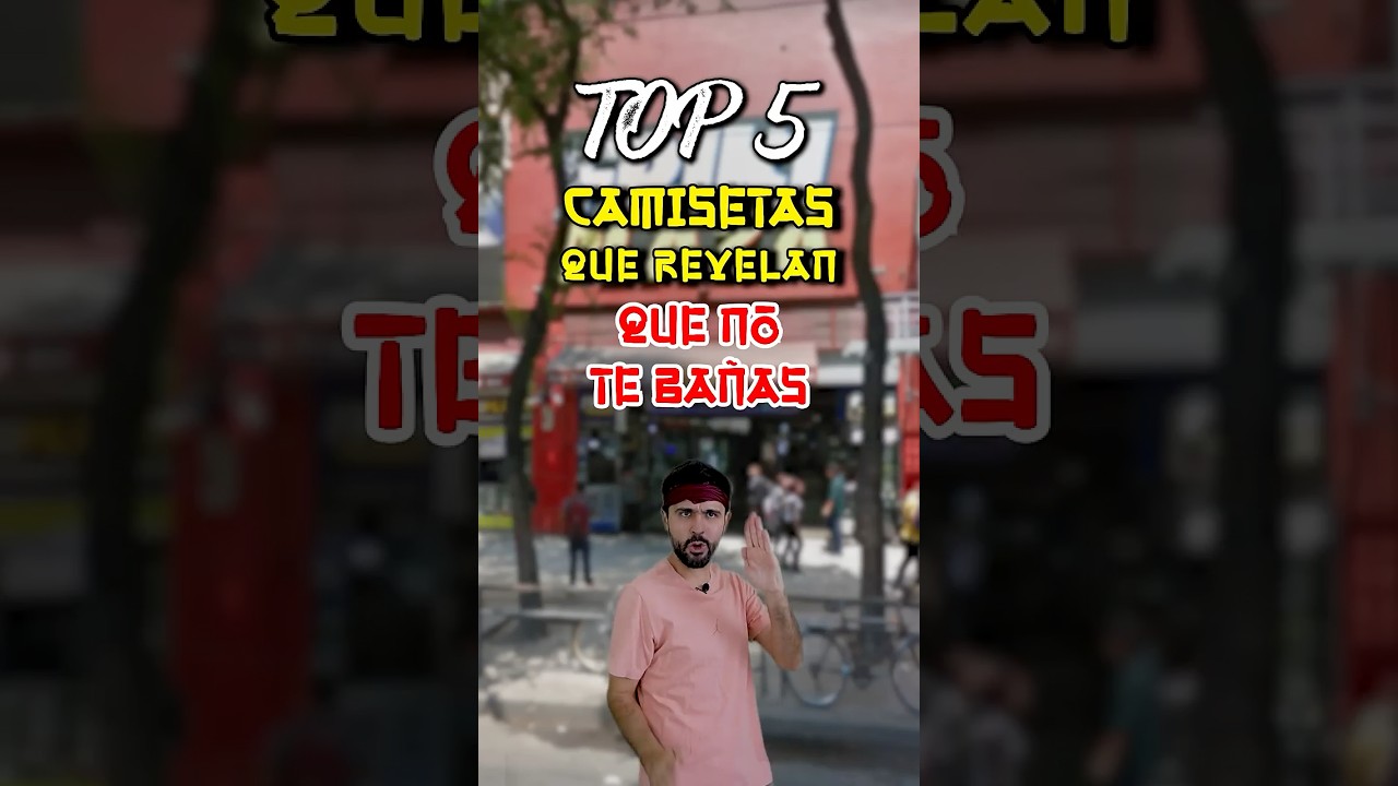 Top 5 Camisetas que Revelan que no te baza 😶🌫️🎌