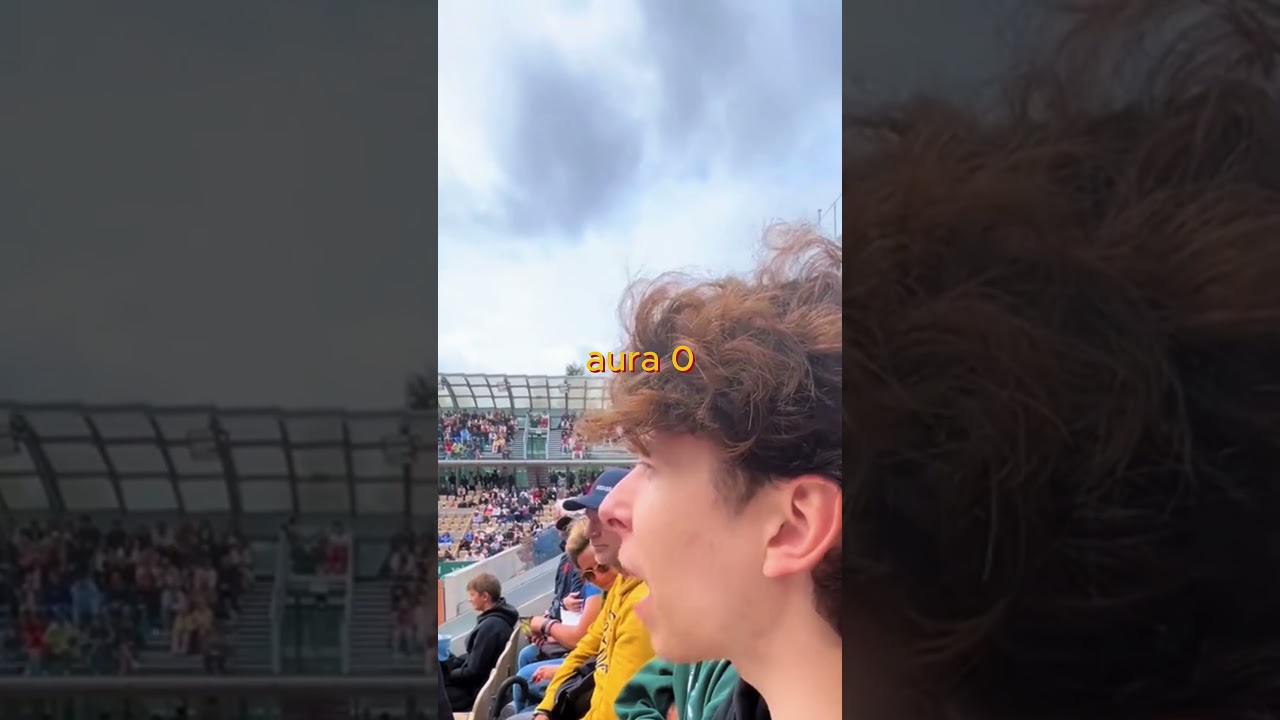 Worst Crowd Aura #tennis  #aura