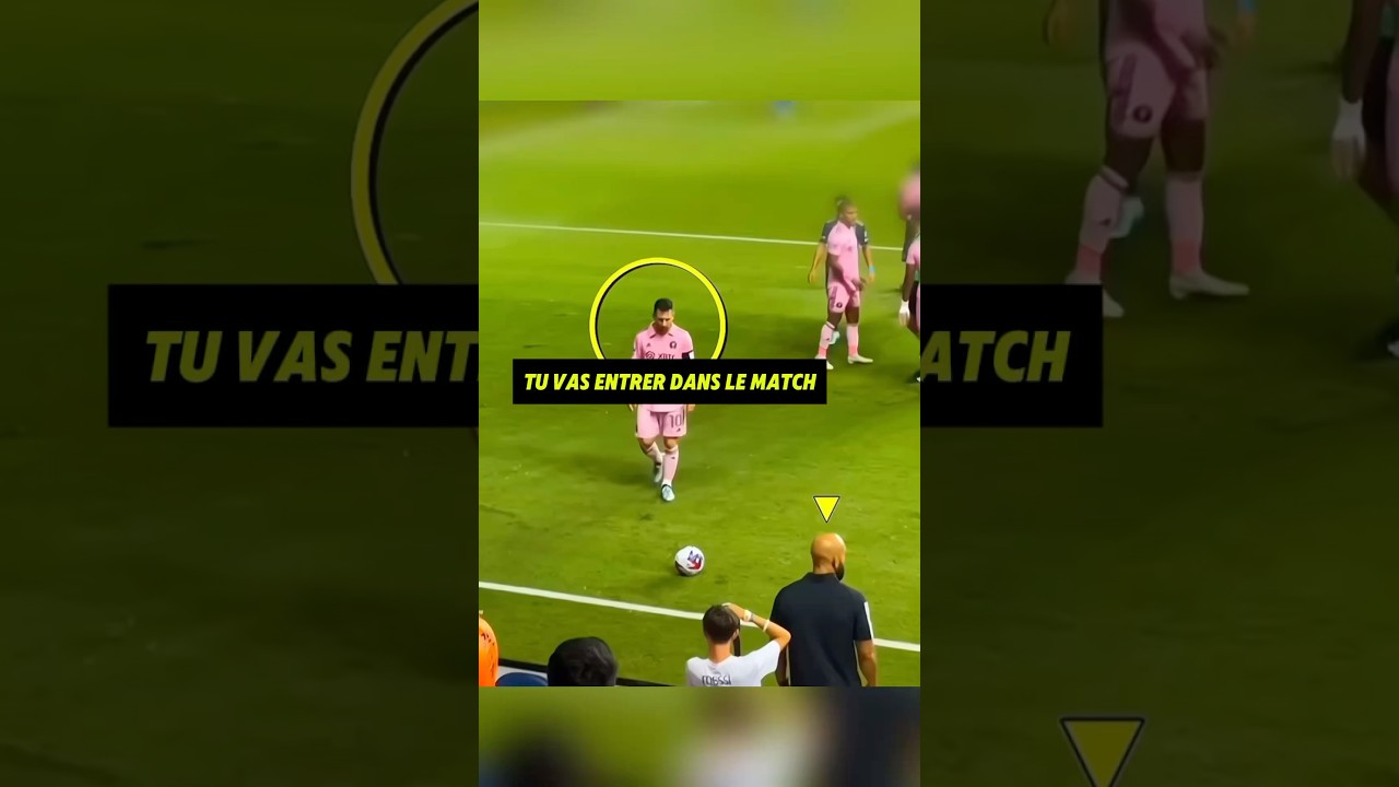 Le garde du corps de Messi joue au football