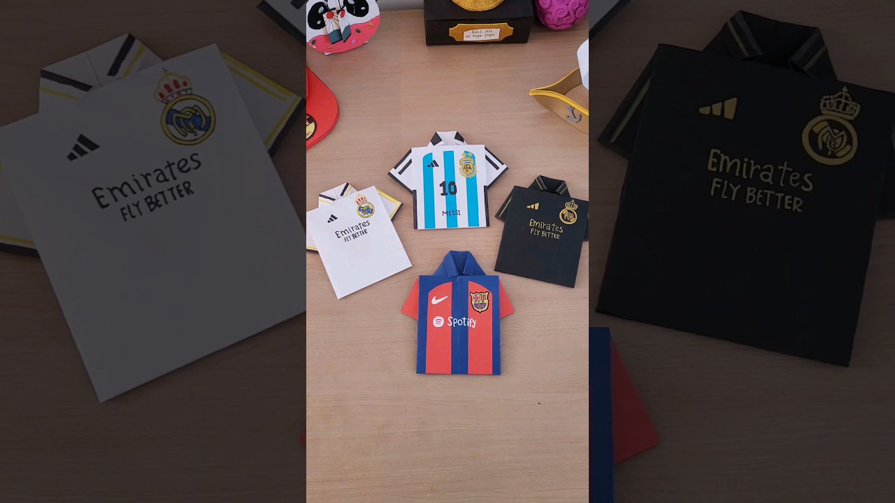Camisas de Papel ⚽💙