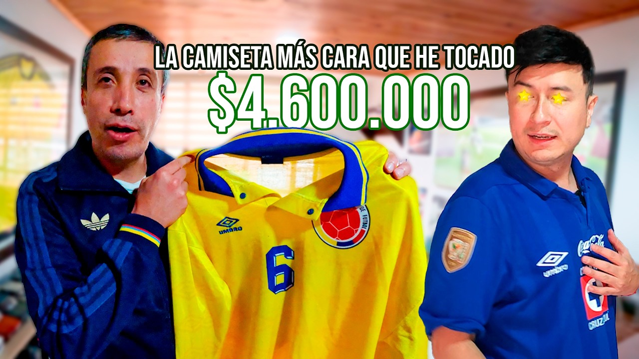 La Mejor Coleción de Camisetas del Fútbol Colombiano 🇨🇴 ¡una cuesta más de 4 miles!