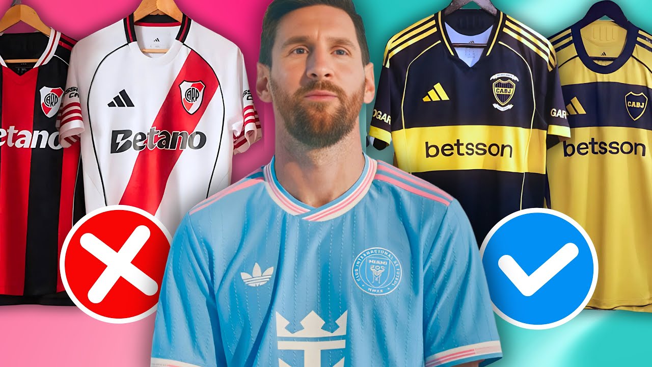 Así Son Las Nueva Camisetas 2025/26 | Juniors de Boca, placa de río y más