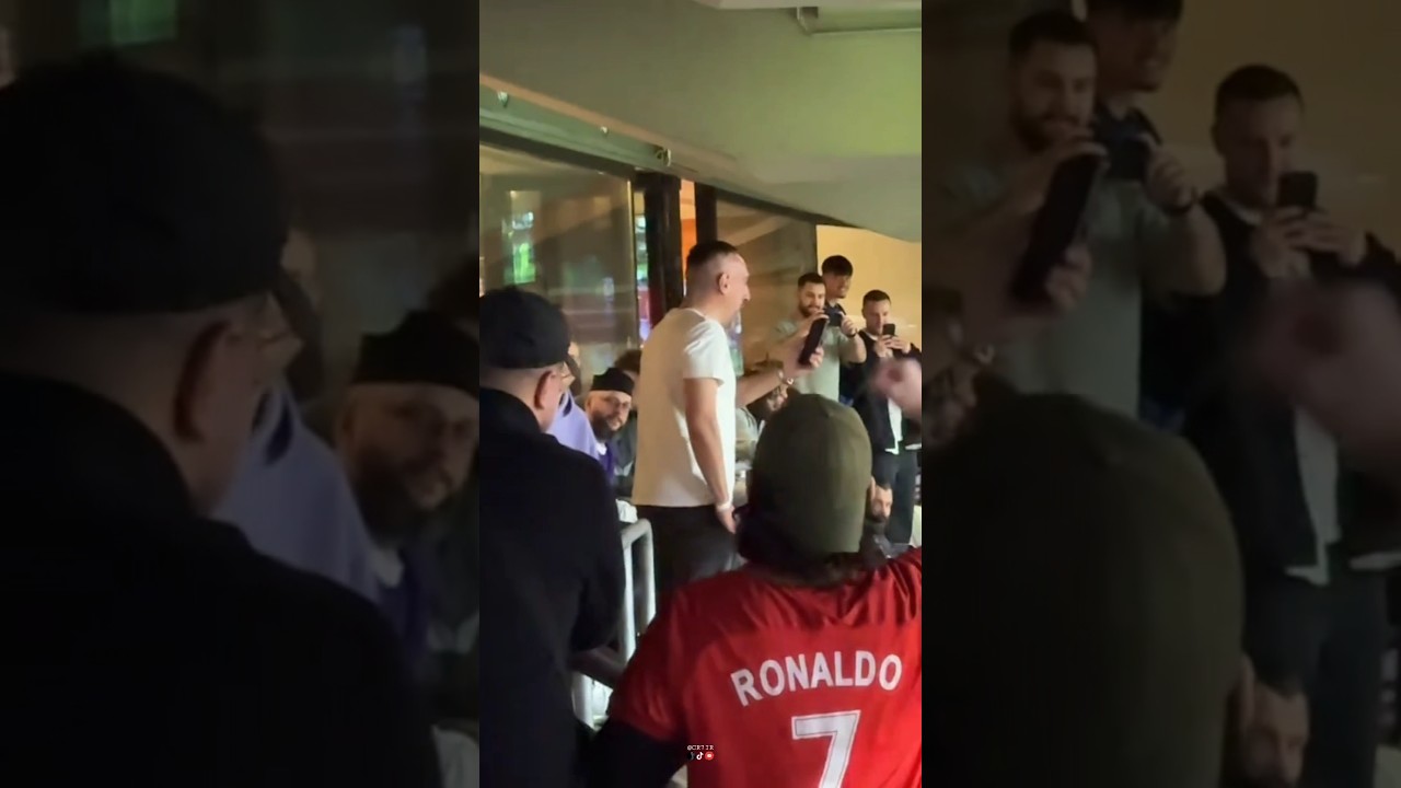 Ribery watched Ronaldo win a trophy live 🤣