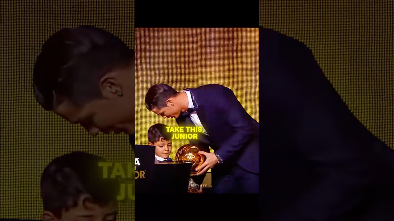 Ronaldo Jr. first Ballon D’or in front of them🥶
