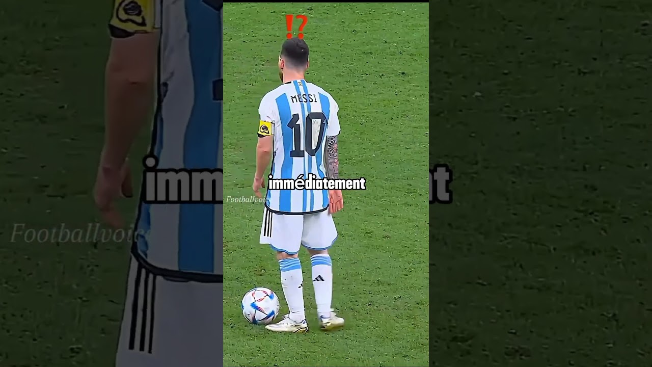 Messi face a l’arbitre #messi #leomessi #football