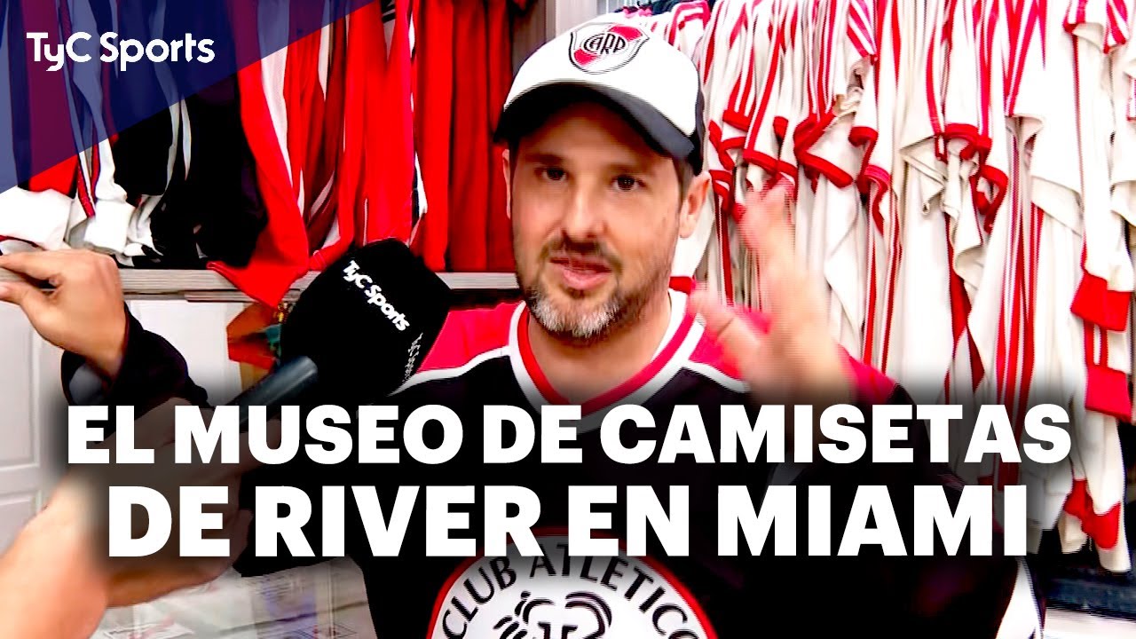 El Museo del Mayor Coleccionista de Camisetas de River en Miami 🐔 El Argentino Con Récord Guinness ⚽