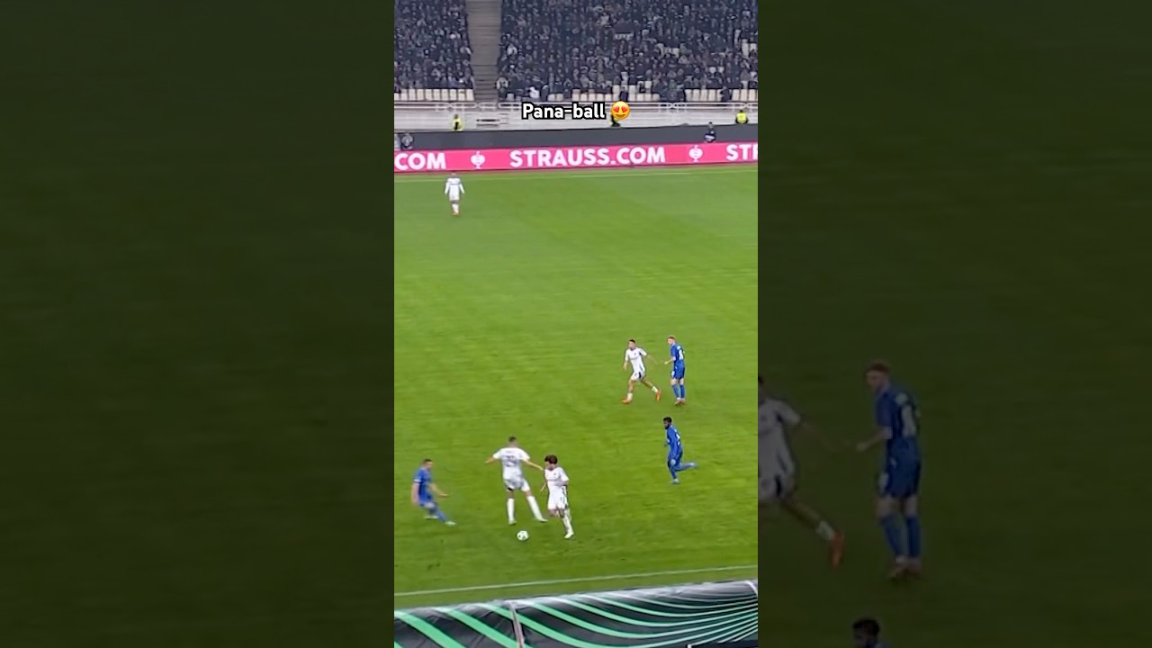 Panathinaikos play the beautiful game 😍
