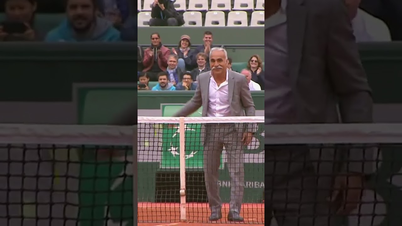 When you miss tennis so much 👆 #bahrami #tennis #rolandgarros #mansourbahrami #funny