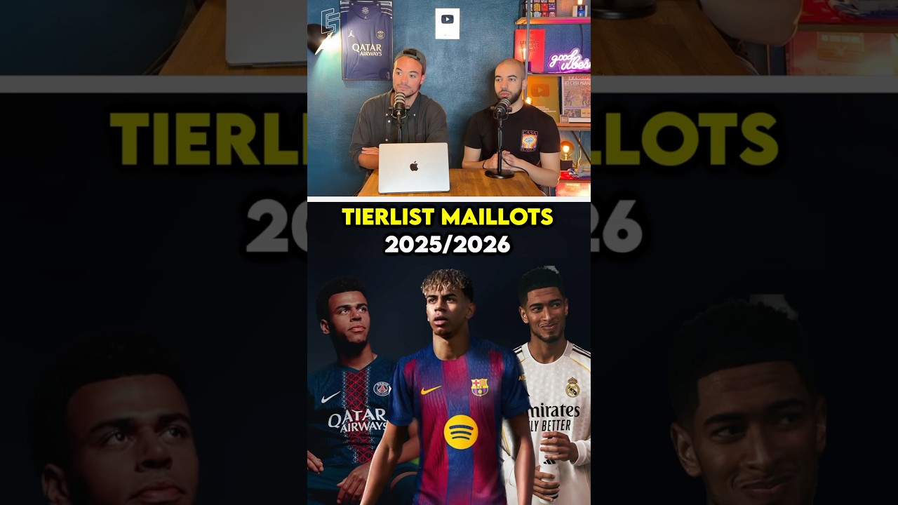 🚨 TIERLIST DES MAILLOTS 25/26 🔥 #psg #paris #foot #shorts #tierlist #football