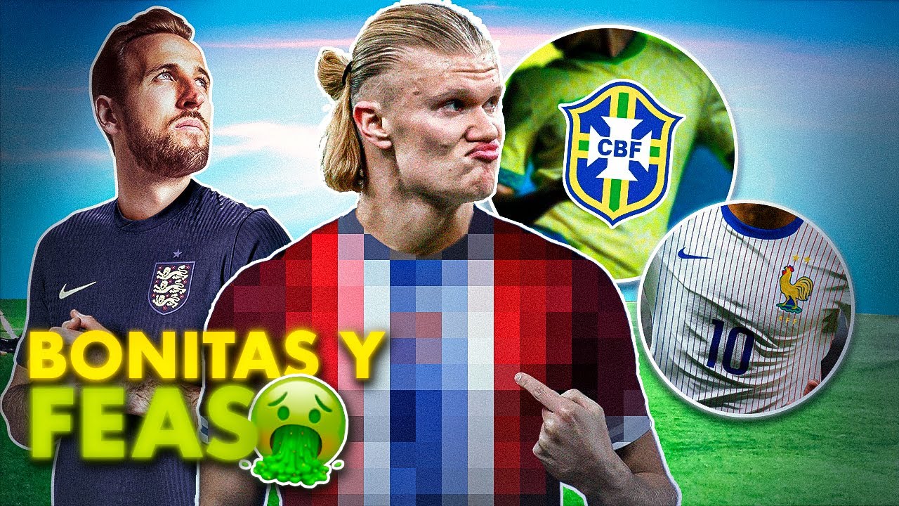 Las 17 Camisetas más Hermosas y Más Extraños de la Euro y la Copa América¡¿qué Trae Puesto Haaland?