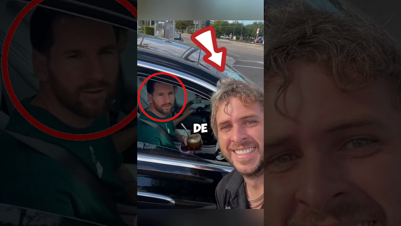 El fan sorprendió a Messi con una camiseta rara 🥺❤️ #shorts #messi