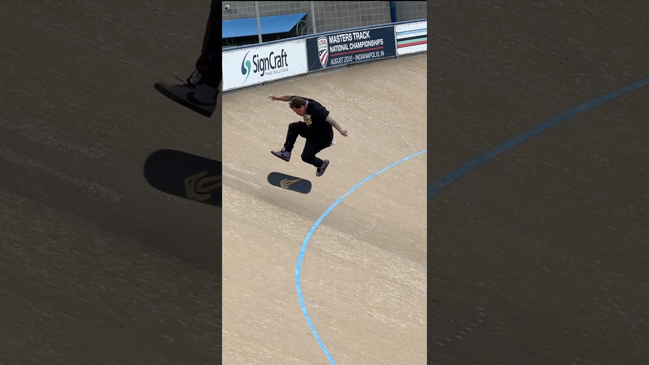 Bam Margera Skates The Velodrome!!