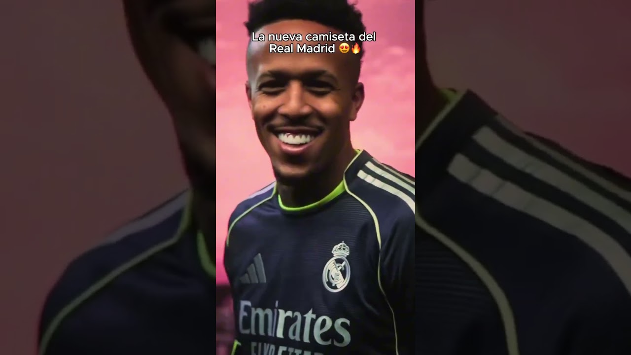 El Real Madrid Presentó Su Nueva Camiseta de Visitante para la Temporada 2025 26 😍🙌
