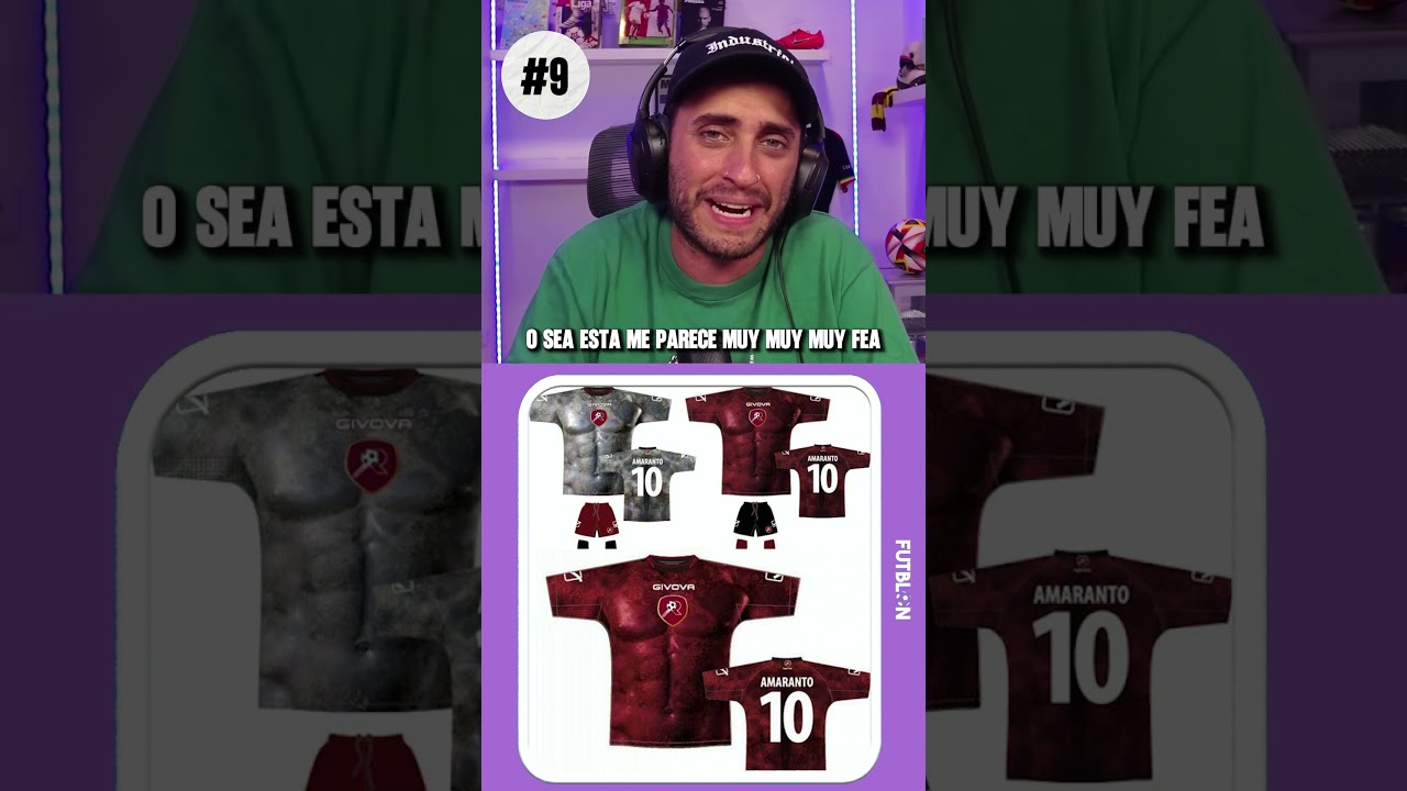 Top 10 Camisetas más Feas de la Historia 🤢 y esta Solo es la 9 … #futbol #Humor