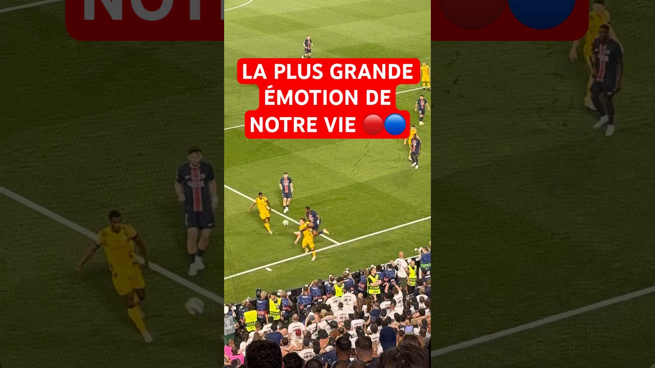 31.05.25 – La plus belle émotion de notre vie ❤️💙 #psg #liguedeschampions #football #pacho #doué