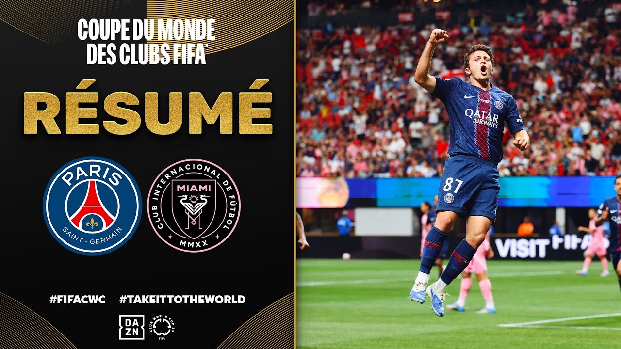 Résumé de PSG vs. Inter Miami  | Coupe du Monde des Clubs | 8e de finale