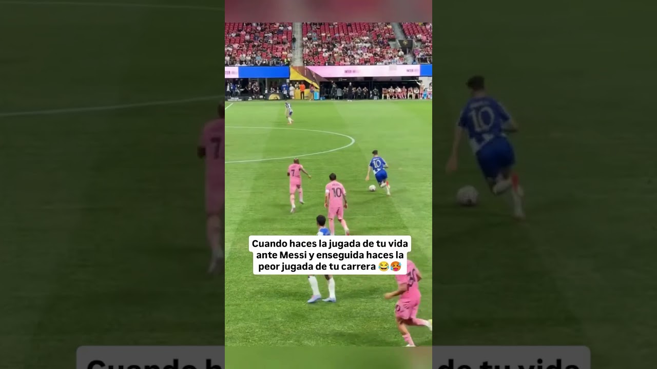 CAÑO a MESSI 😳 de Fabio Vieira 🔥 #shorts #fyp #viral #trending #intermiami #porto #futbol #football