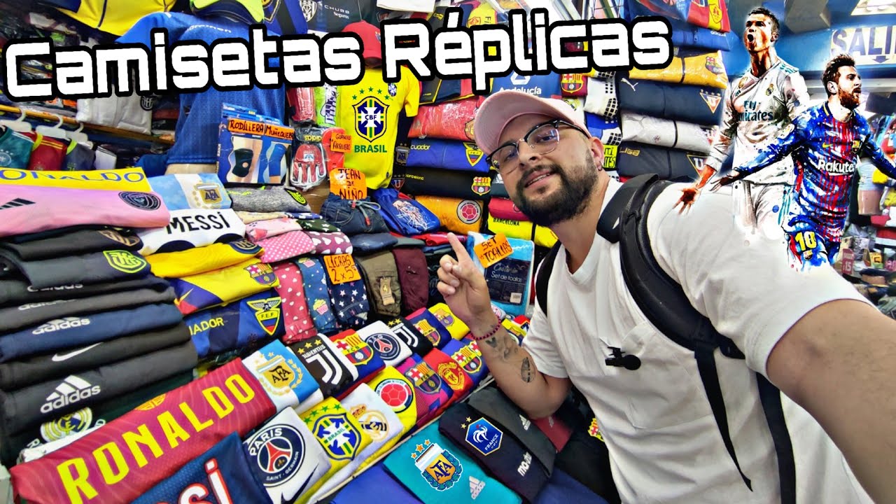 El Mercado de Camisetas de Fútbol réplicas en Quito 🇪🇨