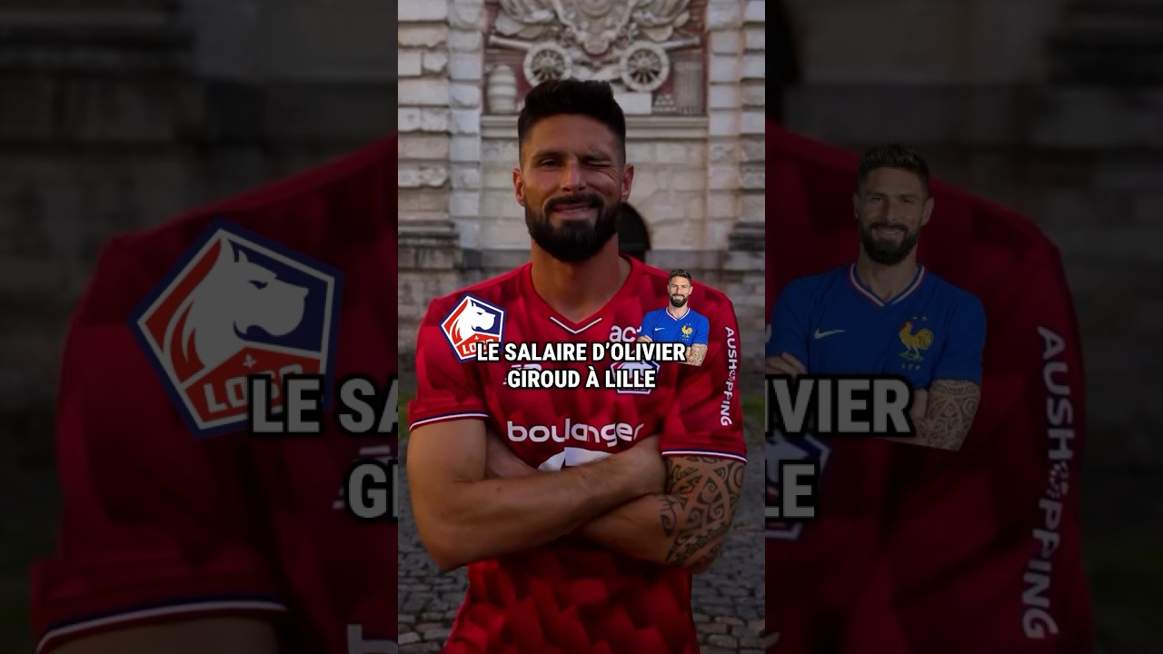 Notez le transfert d’Olivier Giroud à Lille de 1 à 10!🔥😍