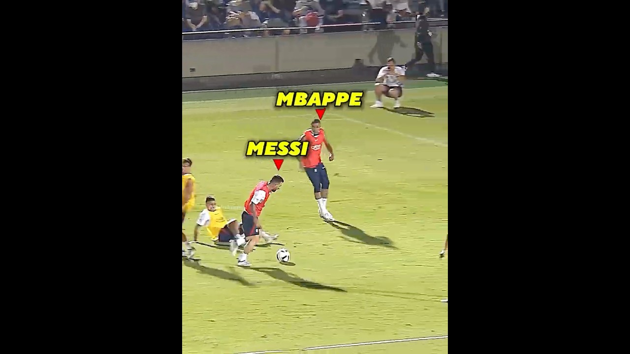 Messi & Mbappe😂