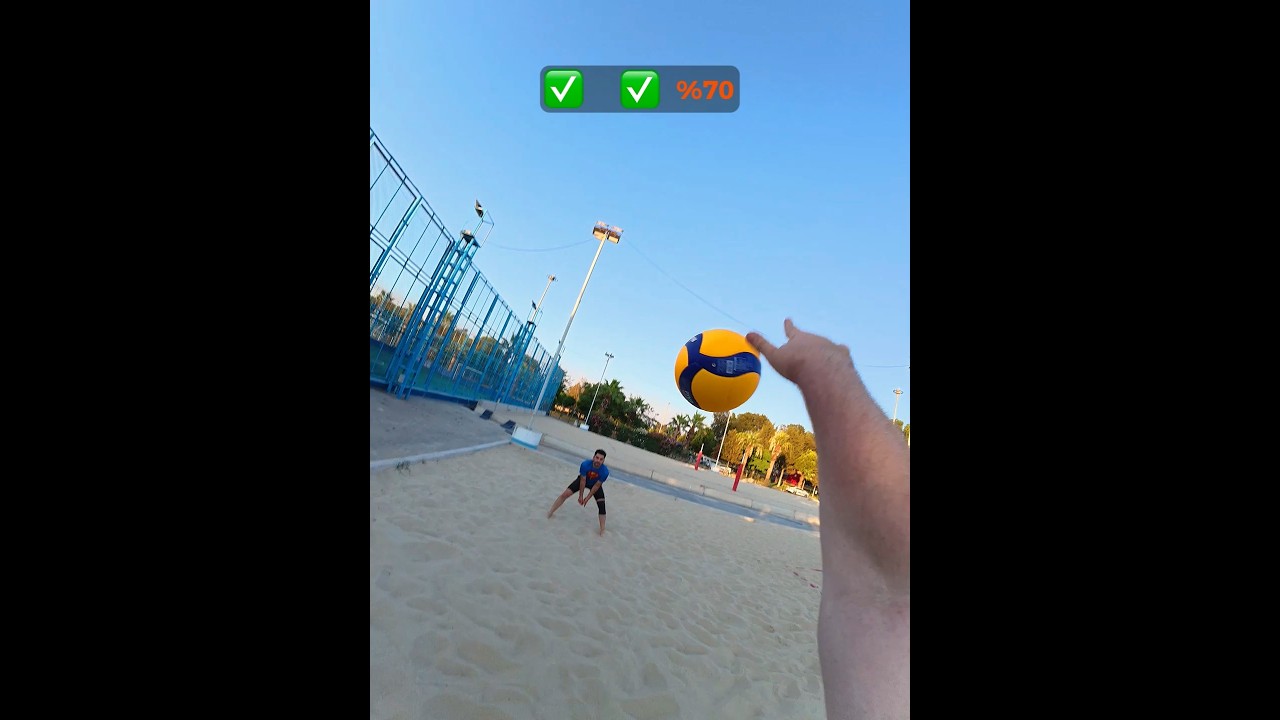 Plaj Voleybolu Sahasında %70 Güç!