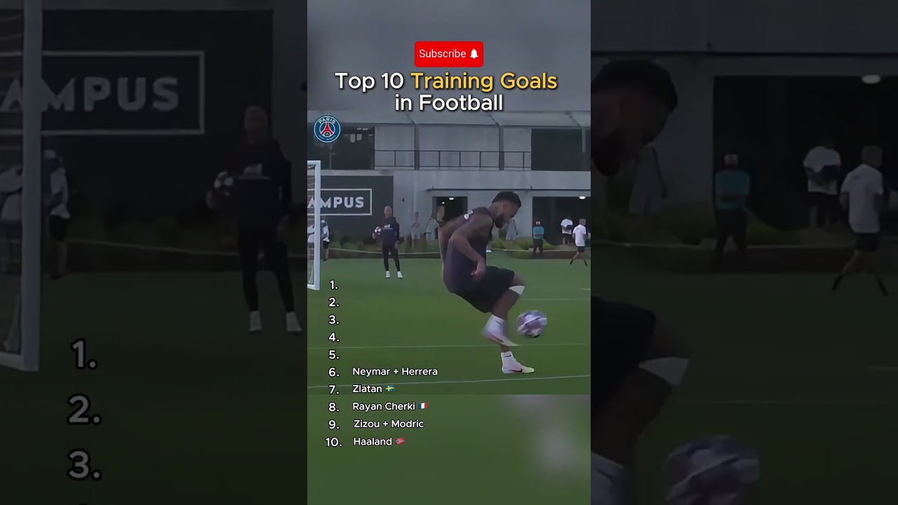 Top 10 Training Goals in Football