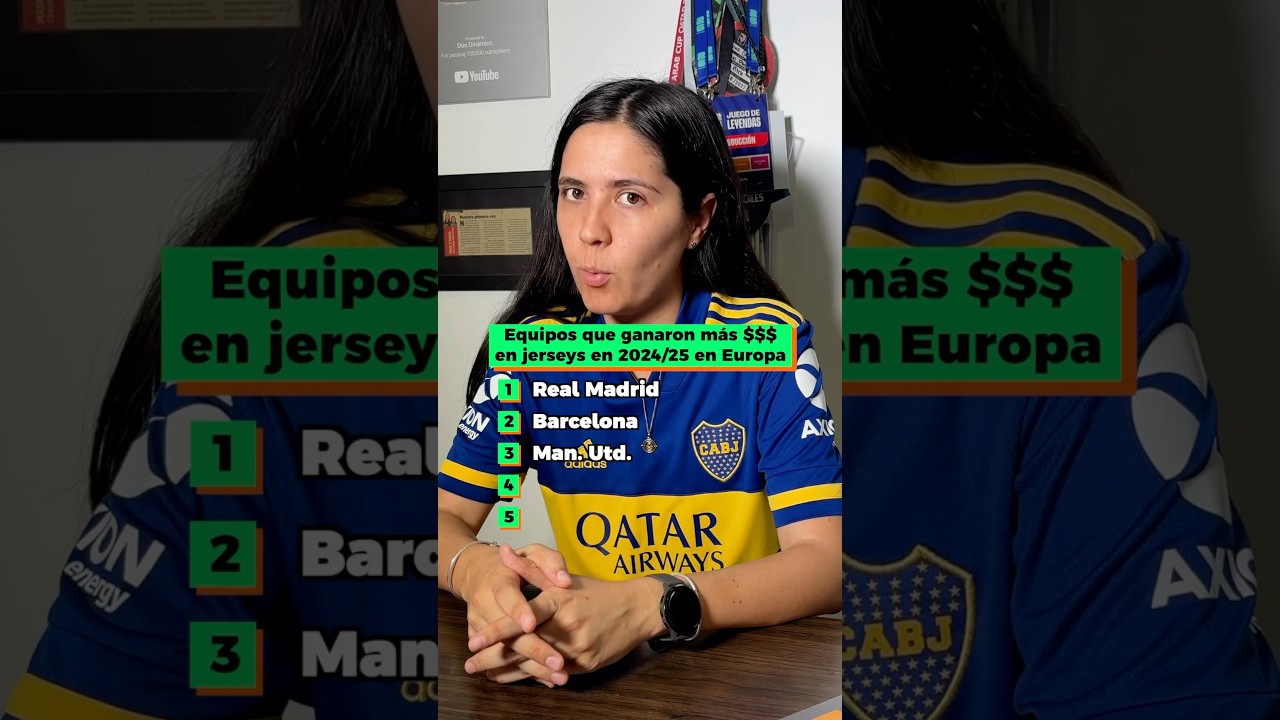 ¿Qué Equipo Gana Más Dinero Vendpo Camisetas? 👚👕🤑 #Futbol #Jersey #Uniforme
