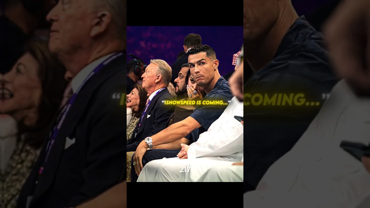 Ronaldo Reacts To IShowSpeed 🥶