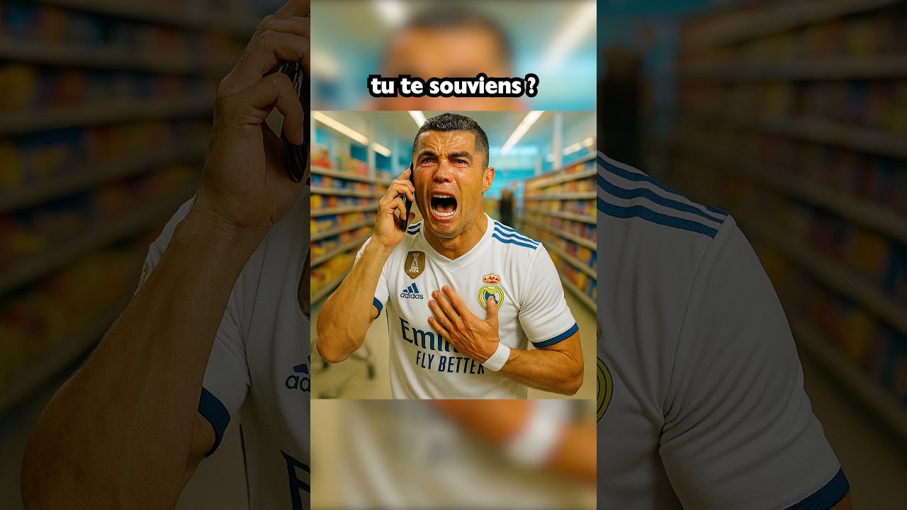 Ronaldo à été oublié dans le Super marché !😨