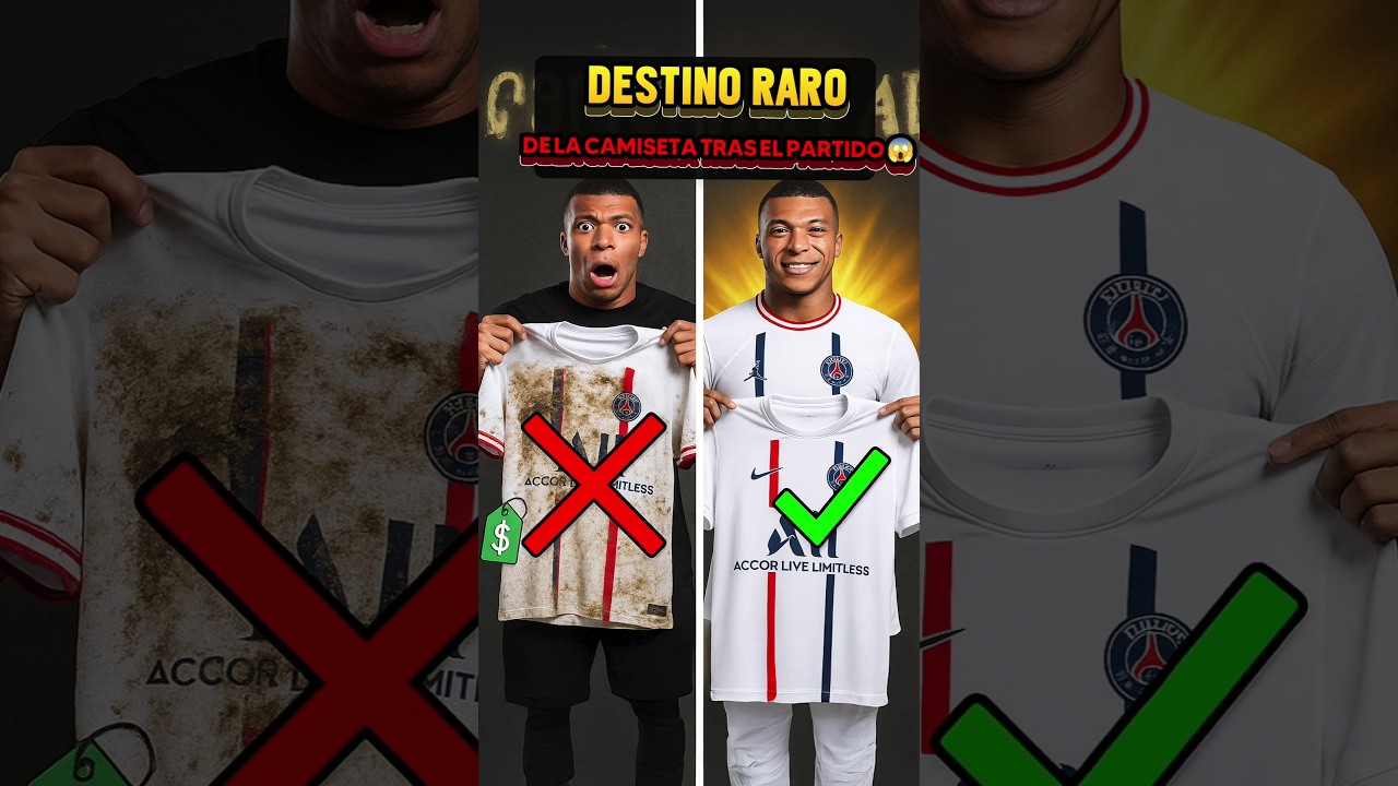 👕 ¡El Destino Extraño de Las Camisetas de los Futbolistas! 🤯🔥