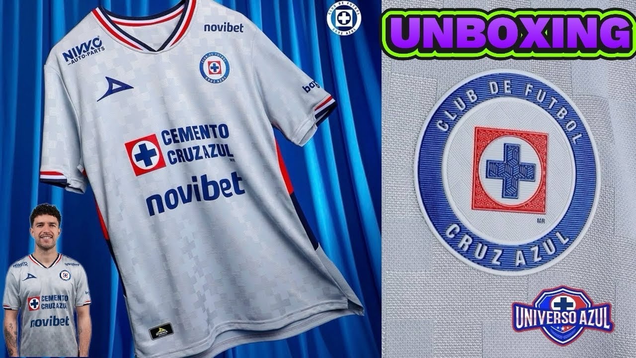 UNBOXING NUEVO JERSEY DE VISITANTE DE CRUZ AZUL MARCA PIRMA TEMPORADA 2025-2025