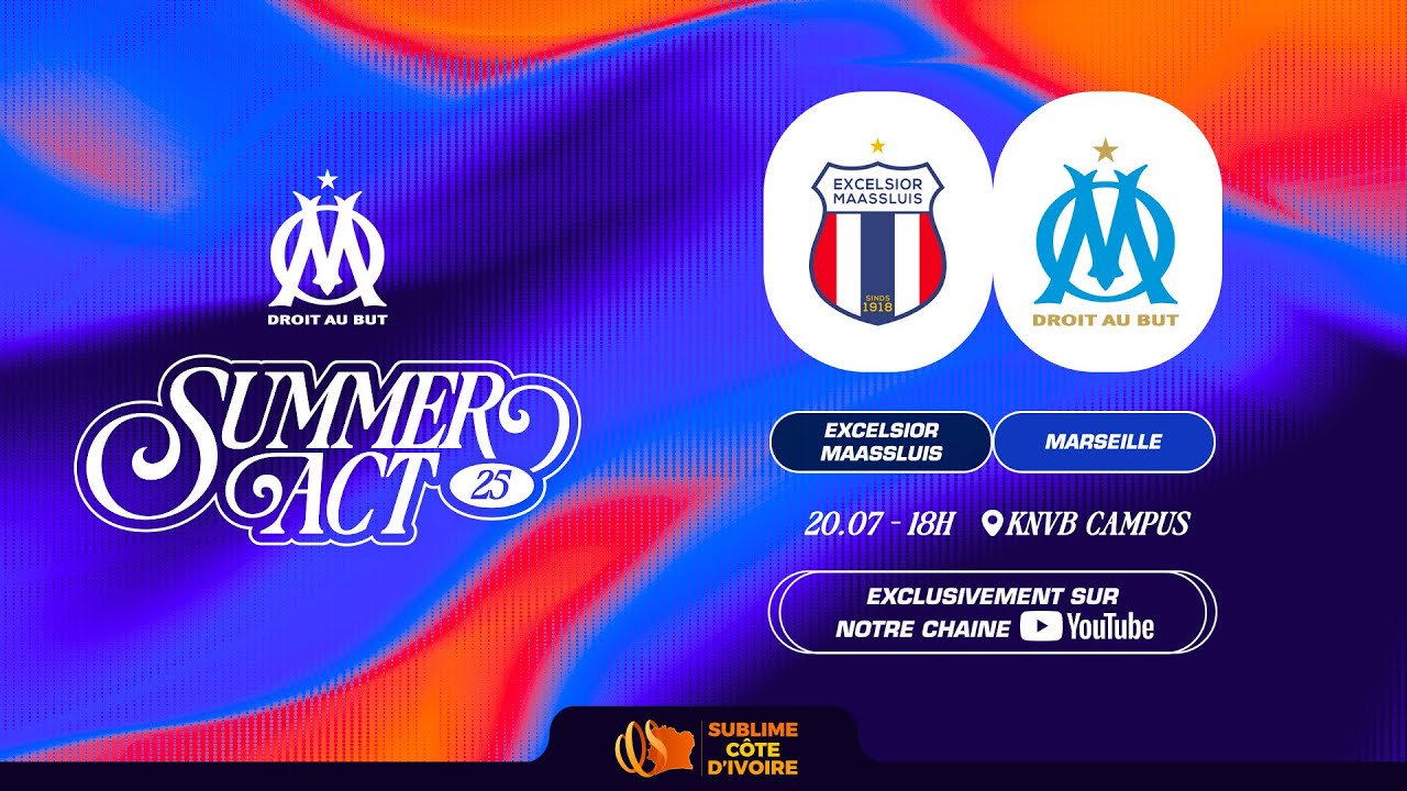 OM 5-0 Excelsior Maassluis : le match en intégralité