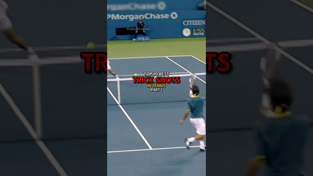 Top 10 Trick shots in Tennis | Part 1