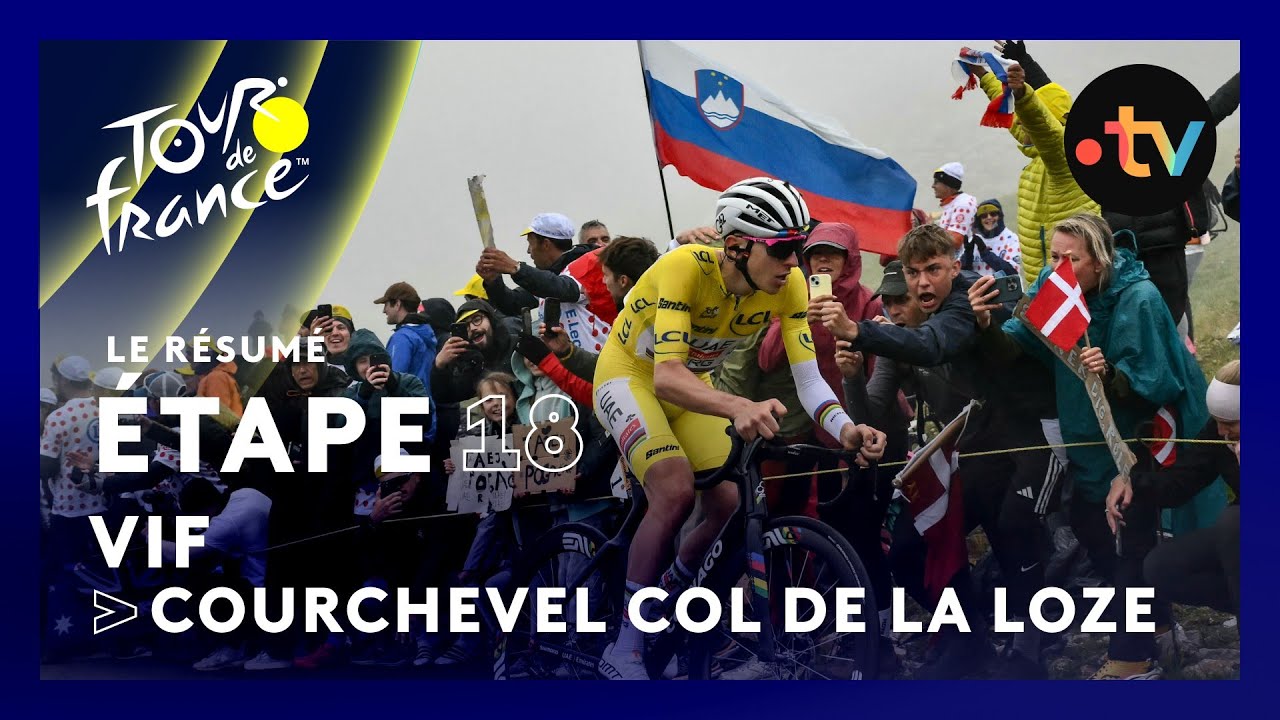 Tour de France 2025 : le résumé de L’ÉTAPE REINE (étape 18)