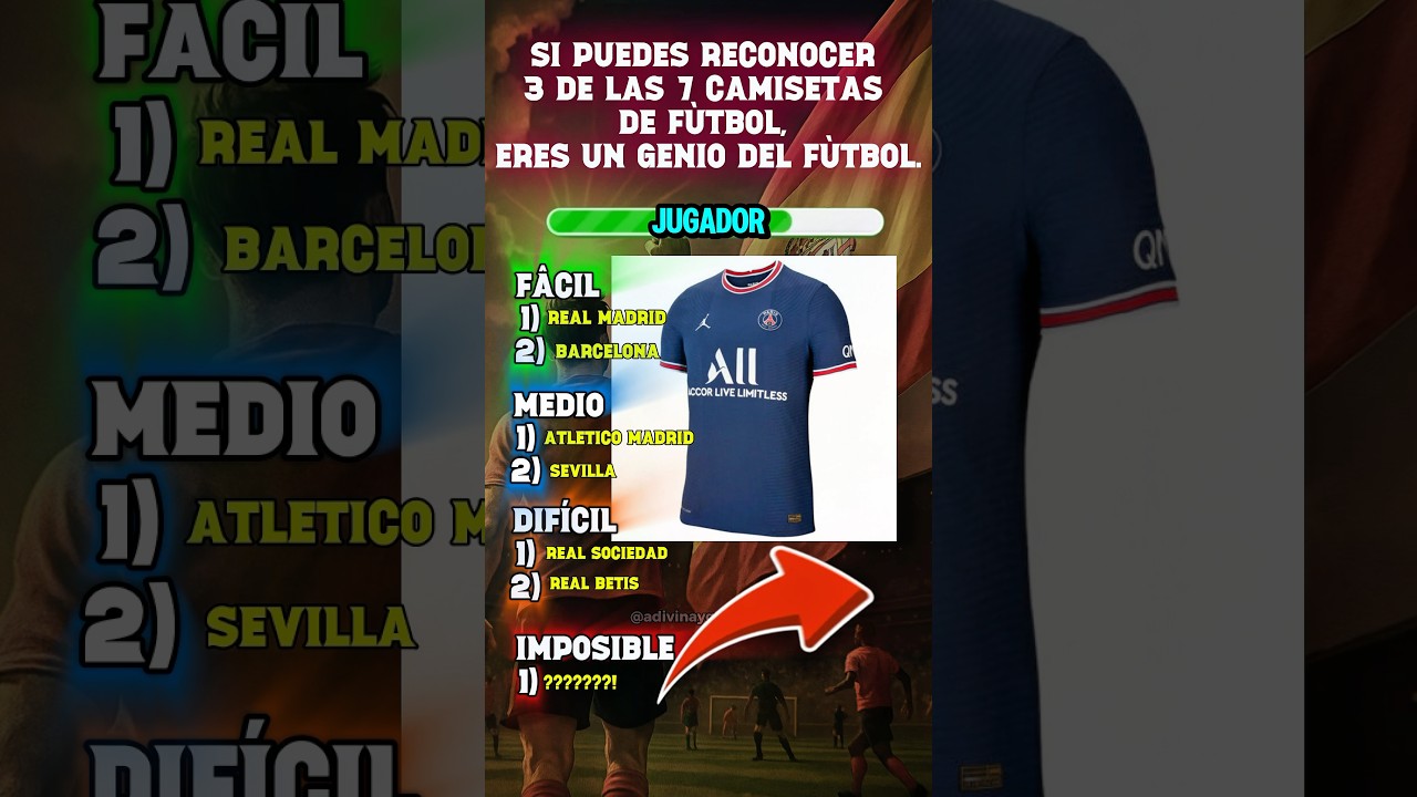 ¿Puedes Reconocer estas camisetas de fútbol? 🧠⚽️ #fútbol #futbolmexicano #futbolargentino