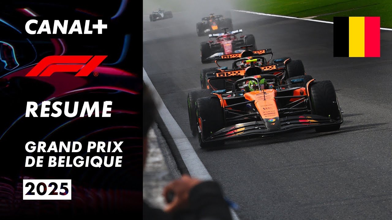 Le résumé du Grand Prix de Belgique 2025 – F1