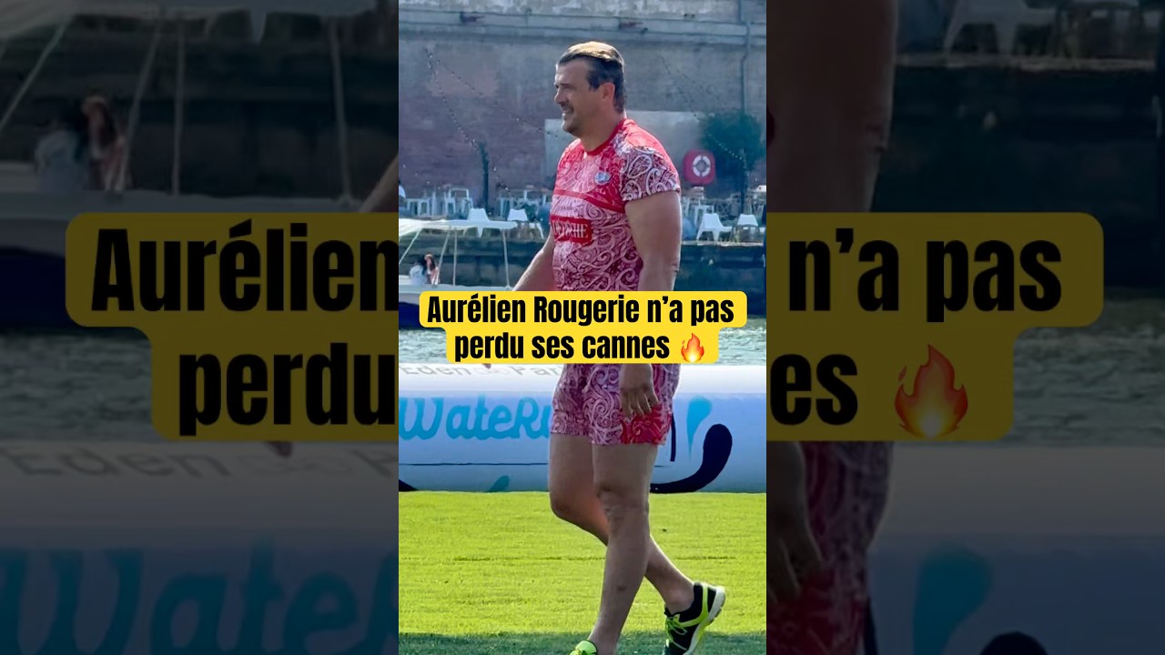 Aurélien Rougerie n’a pas perdu ses cannes au Water #rugby