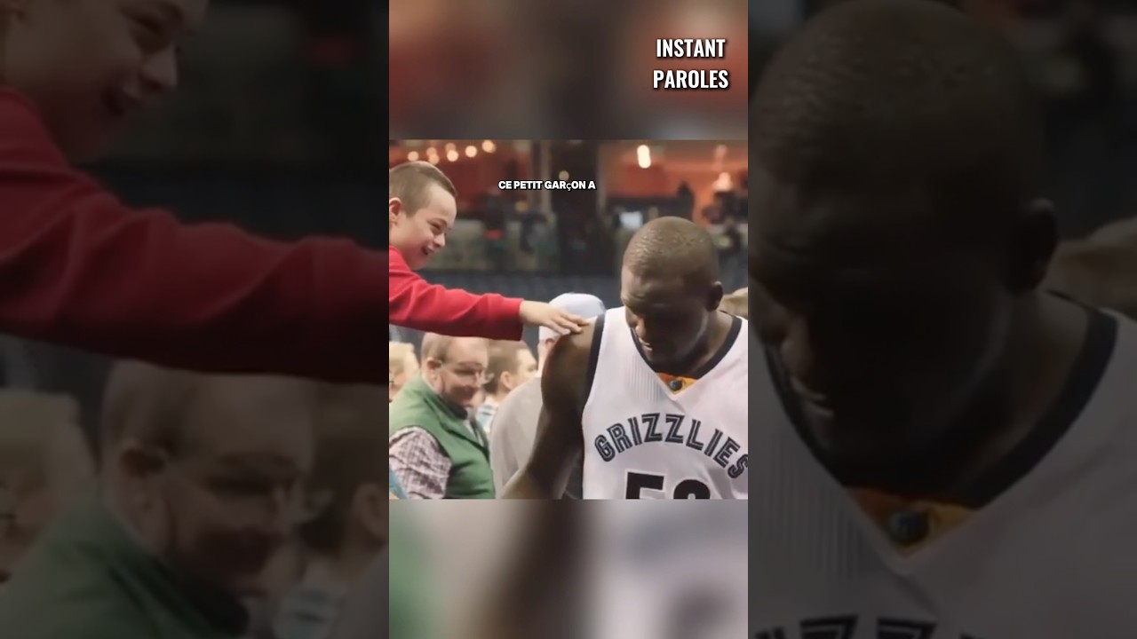 Ce joueur de basket-ball apporte un sourire à ce petit garçon #shorts