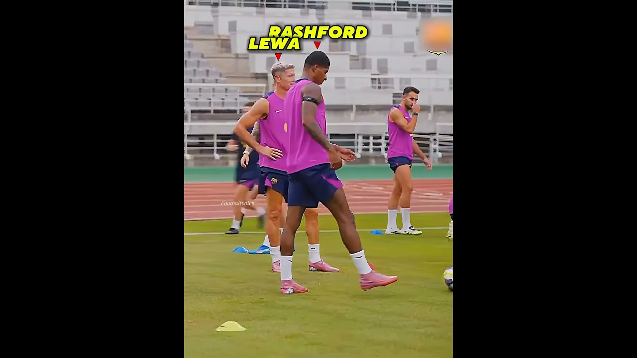 Lewandowski Ignores Rashford😢