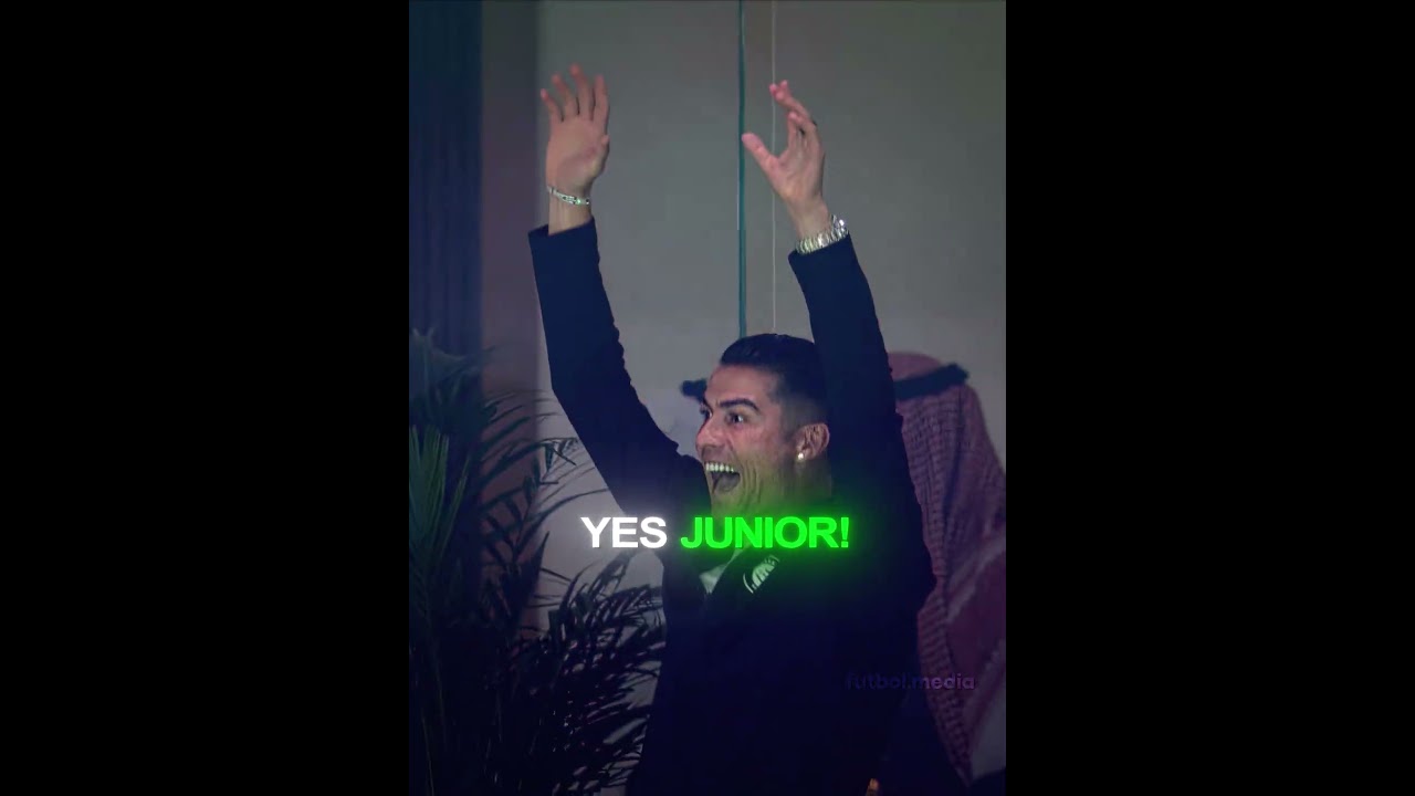 Ronaldo Reacts To His Son’s Siu.. 😂